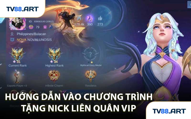 Hướng Dẫn Vào Chương Trình Tặng Nick Liên Quân VIP 